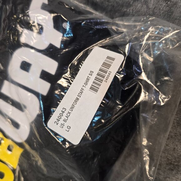 Subway Shirt Mens Large Black Graphic Logo Short Sleeve Crewneck Advertising - Picture 4 of 9